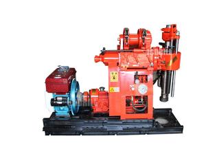 Wholesale Diesel Engine Portable Water Well Driller Skid Mounted Rotary 180m from china suppliers