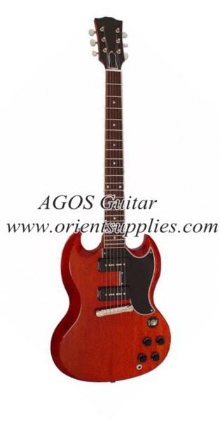 Buy cheap 39" Electric Guitar - "Gibson SG " style Solidwood matt color Rock Series AG39-SG2 from wholesalers