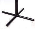 2201 Metal Tube Table Legs Black Wrincle Powder Coating Cast Iron Table Base