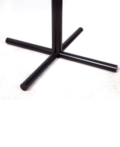 Buy cheap Metal Dining Room Table Legs Restaurant Table bases Black Wrinkle Powder Coated from wholesalers