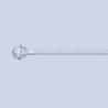 Buy cheap Wavy Pipe Curtain Rods Single Bracket 19MM Diameter 0.6mm Thickness from wholesalers