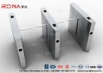 High Speed Drop Arm Turnstile , Magnetic Card Stainless Steel Access Control