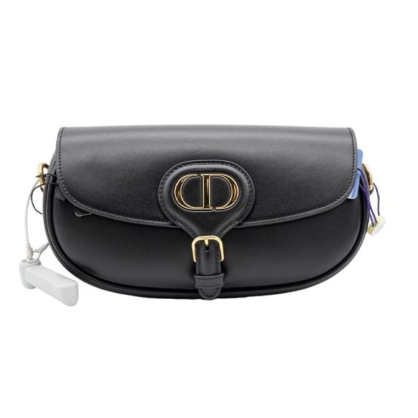 Buy cheap Black Calfskin Saddle Sling Bag Dior Bobby East West Bag Hobo from wholesalers