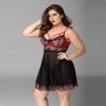 Buy cheap Floral Plus Babydoll Lingerie Cat 3x Women'S Plus Size Intimate Apparel from wholesalers
