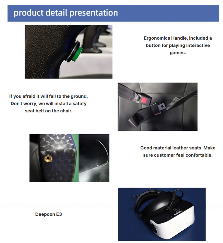 Crazy 9d Virtual Reality Simulator Equipment 3 Person For Entertainment