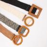 Buy cheap Straw Waist Braided Fabric Belt 5cm Elasticated Woven Belt Stretch from wholesalers