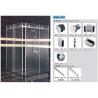 Buy cheap Bathroom Sliding Door System 104, Stainless Steel 304, Satin MIrror, glass sliding door from wholesalers