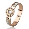 Buy cheap 18K Gold Diamond CZ Inlay Luxury Brand Fine Jewelry Crystal Bracelet For Women Gift Stainless Steel Bracelet Bangle from wholesalers