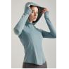 Buy cheap New Long-Sleeved Fitness Wear Women Hooded Sports Smock Morning Running Training Clothes Thin Quick-Drying Yoga Clothes Top from wholesalers