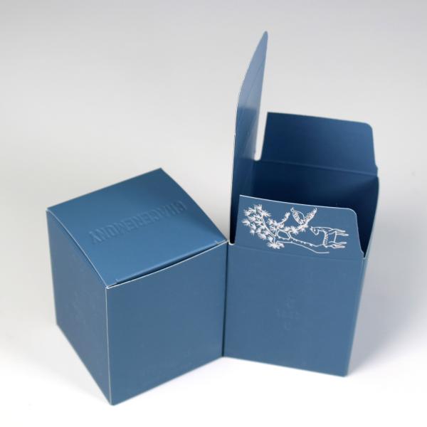 Buy cheap Unique Blue Beauty Product Box For luxury skincare packaging near me from wholesalers