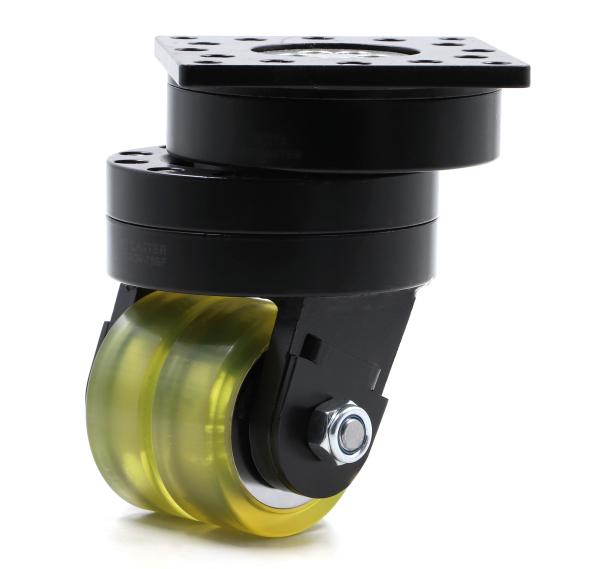 Buy cheap Industrial 600kg 6 Inch plate Agv Casters Wheels High Impact Strength from wholesalers