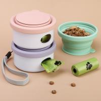 Buy cheap 150ml Silicone Collapsible Dog Bowl OEM ODM Fold Up Dog Bowl Pet Feeder product