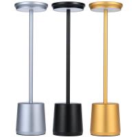 Buy cheap Round Shade Rechargeable Cordless LED Touch Dimming Control Desk Lamp with CE product