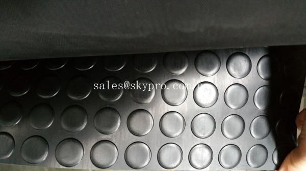 Buy cheap Coin pattern flooring extra wide rubber mats for garage floors / gasket from wholesalers