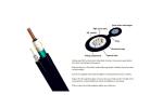 24 Core Sub Duct Fiber Optic Cable Steel Armoured 12 Core 48 Core Outer Sheath
