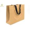 Buy cheap Kraft Custom Printed Paper Bags Grocery Shopping With Gold Foil Stamp Logo from wholesalers