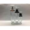 Buy cheap 30ml 100ml 120ml Square Cosmetic Packaging Transparent Glass Lotion Bottles Cream Bottles from wholesalers