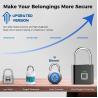Buy cheap Smart Zinc Alloy Fingerprint Scanner Padlock For Personal Belongs Safety from wholesalers