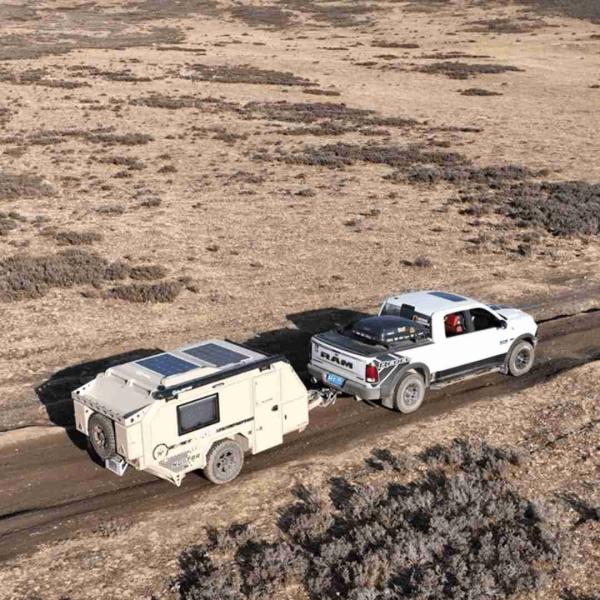 Buy cheap White Off The Grid Camping Trailer Customized Njstar Camper Aluminum from wholesalers
