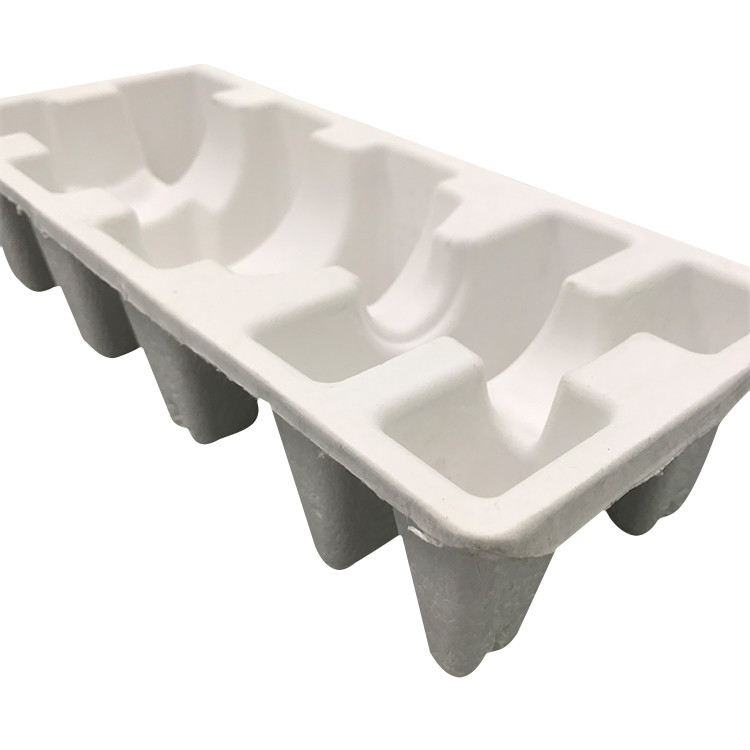 Customized Dry Pressed Pulp Lined Grey Watch Pulp Packaging Tray Biodegradable