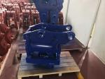Yellow 5 Lpm Hydraulic Tilt Hitch For 5 Tonne Excavator 42CrMo