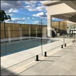 Tempered Glass Balcony Railing Fencing Slim Profile for High Rise Apartment