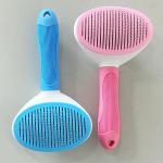 Multi Color Cat Pet Cleaning Tools Self Cleaning Dog Hair Brush Pet Grooming