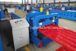 Buy cheap Color Roofing Glazed Tile Roll Forming Machine With Hydraulic Press Cutting from wholesalers