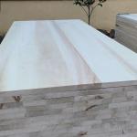 100mm-2440mm Solid Wooden Board Poplar Wood Panel Grade AA AB BC