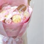 50g Hot Waterproof Designer Wrapping Paper for Flowers Green Floral Flower