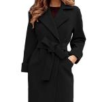 Fashion Wholesale Ladies Wool Plus Size Design Long Jackets Coats Casual Jacket