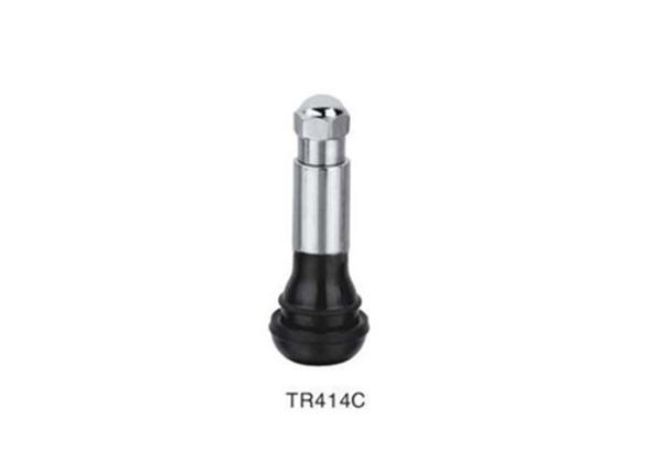 Buy cheap Aluminum Stem Rubber Tyre Valve Chrome Sleeve Made with EPDM TR414C from wholesalers