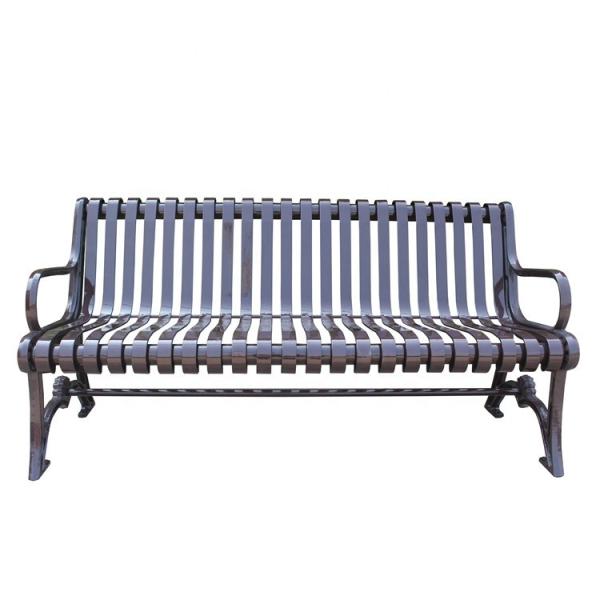 Buy cheap Cast Iron Outdoor Metal Benches Modern Style For Garden School from wholesalers