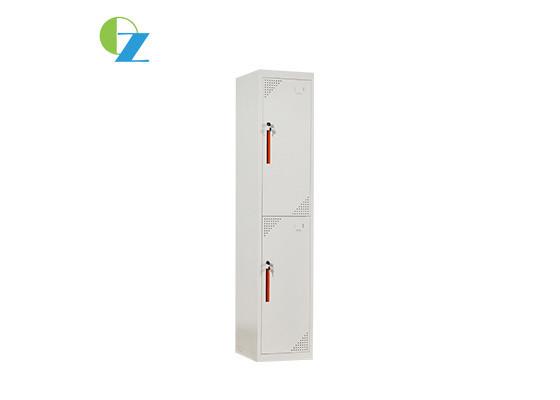 Buy cheap 0.5mm-1.0mm Steel Office Storage Lockers Two Door Metal Locker rustproof from wholesalers