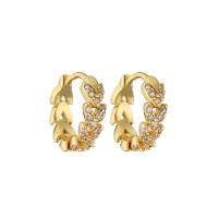Buy cheap Hoop 24K Gold Jewelry Classic Women Rhinestone Fashion Earrings product