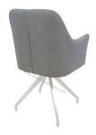 Fabric Upholstered Stainless Dining Chair Livingroom Chair Armrest Chair Leisure