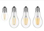 8 Watt Candle Filament LED Light Bulbs Shopping Center Indoor Lighting