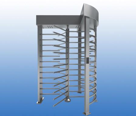 Buy cheap Automatic Full Height Turnstile Gate 304 SUS Single Lane 120 Degree Rotation from wholesalers