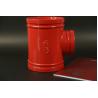 Buy cheap Sample Freely Grooved Tee Fittings With 362 PSI End Pressure Rating / Epoxy Painting from wholesalers