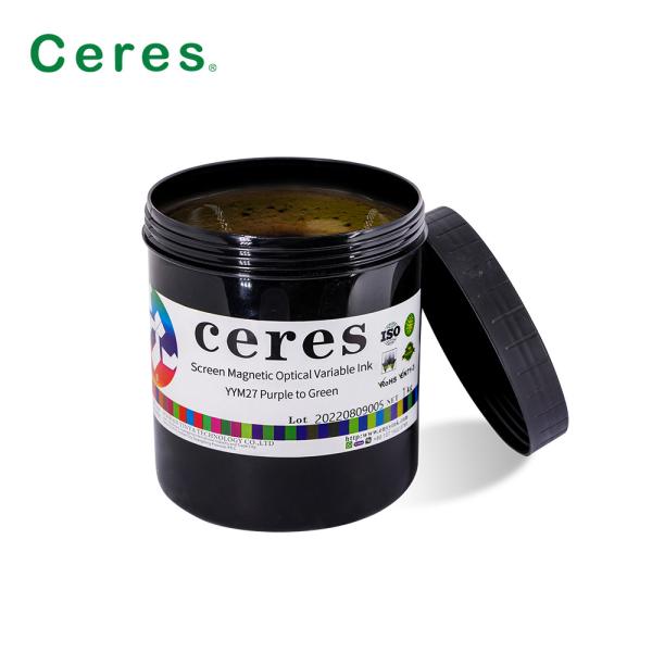 Buy cheap Screen Printing Magnetic Optical Varible Ink YYM27 Purple To Green from wholesalers