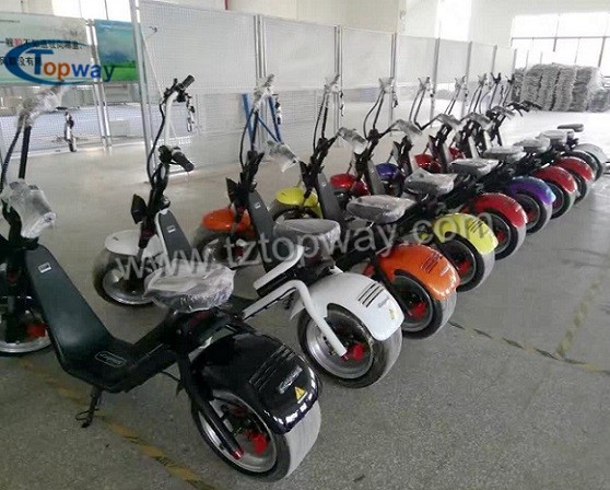 Citycoco 1200W 18*9.5inch big Wheel Electric Scooter with wide tyre