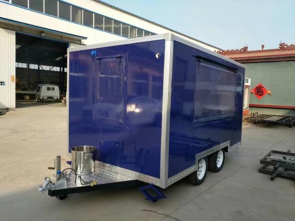 Buy cheap food trailer Coffee Hot Dog Food Carts With Full Kitchen, Mobile Ice Cream Food Trailer from wholesalers