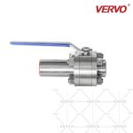 Round Bar Class 150 3 Inch Threaded Ball Valve 316ss Forged 100mm Nipple Three
