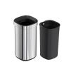 Buy cheap Big Capacity 30L Stainless Steel Waste Bin Durable and Sustainable Open Top Trash Can for Stylish Household from wholesalers
