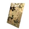 Buy cheap 316 Water Ripple Sheet 4x8 3d Design Panel Gold Mirror Stainless Steel Plate from wholesalers