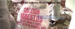 Hazardous Waste Yellow Plastic Bag Asbestos Garbage Bag,large size thicker LDPE
