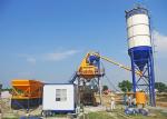 Ready Mix Concrete Batch Plant , 50m3 Portable Concrete Mixer Batching Plants