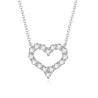 Buy cheap Pretty 18k Gold Lab-Grown Diamond Pendant White Lab-Grown Diamond Pendant Beautiful jewelry Heart Shape Pendant from wholesalers
