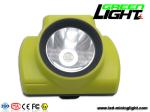25000lux 4.2W Cordless Miners Cap Lamp 6500mAh Li Ion Battery