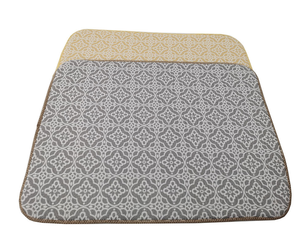 Washable 100% Polyester Dish Drying Mat Absorbent Dish Drainer Mat